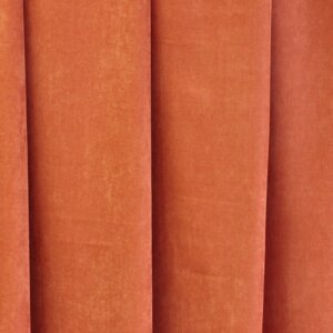 RAMON - Egyszínű, bársonyos jacquard, elegáns sötétítő függöny, gazdag színválasztékban, 280 cm, korall