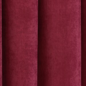 RAMON - Egyszínű, bársonyos jacquard, elegáns sötétítő függöny, gazdag színválasztékban, 280 cm, bordó