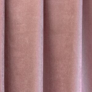 RAMON - Egyszínű, bársonyos jacquard, elegáns sötétítő függöny, gazdag színválasztékban, 280 cm, mályva