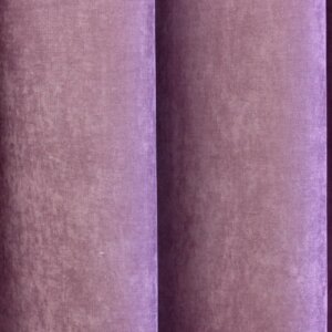 RAMON - Egyszínű, bársonyos jacquard, elegáns sötétítő függöny, gazdag színválasztékban, 280 cm, lila