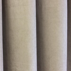RAMON - Egyszínű, bársonyos jacquard, elegáns sötétítő függöny, gazdag színválasztékban, 280 cm, csont