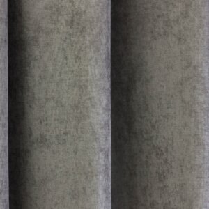 RAMON - Egyszínű, bársonyos jacquard, elegáns sötétítő függöny, gazdag színválasztékban, 280 cm, antracit