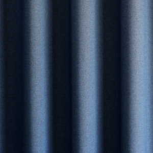 RIMINI - Szolidan elegáns, exkluzív megjelenésű, egyszínű, sűrű szövésű textil sötétítő függöny, 300 cm, királykék