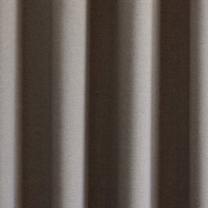RIMINI - Szolidan elegáns, exkluzív megjelenésű, egyszínű, sűrű szövésű textil sötétítő függöny, 300 cm, szürkésbézs
