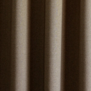 RIMINI - Szolidan elegáns, exkluzív megjelenésű, egyszínű, sűrű szövésű textil sötétítő függöny, 300 cm, barna