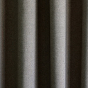 RIMINI - Szolidan elegáns, exkluzív megjelenésű, egyszínű, sűrű szövésű textil sötétítő függöny, 300 cm, szürke