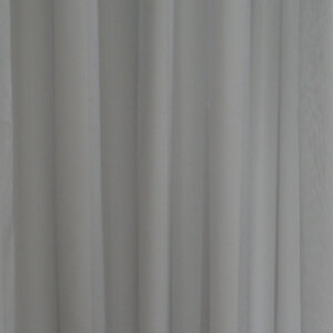 RIVA - Egyszínű,  fényáteresztő organza függöny, ólomzsinóros, 295 cm, csont