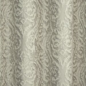 RODOLFO - Modern sötétítő függöny, zsenília anyagból készült, jacquard szövéssel, 310 cm, barokk mintás, bézs