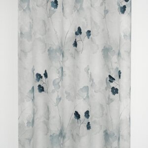 SIDONIA - Fényáteresztő függöny, virágmintás, sablé-voile keverék, 305 cm