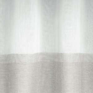 SIGNA - Szablé, fényáteresztő függöny, alján bordűrös, 320 cm, drapp