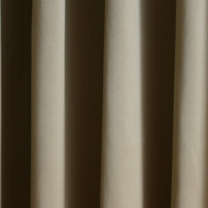 SKY FR - Égéskésleltetett, elegáns taiwani, egyszínű sötétítő függöny, 150 cm, drapp