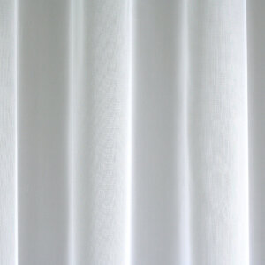 VIVIEN - Lángálló fényáteresztő, 295 cm, szövött voile függöny, 295 cm, fehér