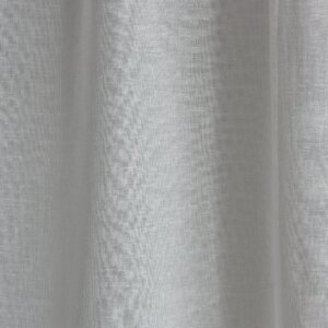 W 628  - Fényáteresztő, egyszínű függöny, 300 cm, törtfehér