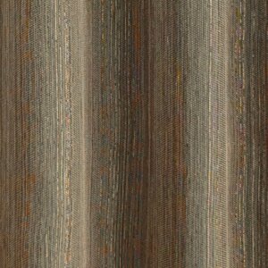 XENIA - Modern fémszál beszövött, fényáteresztő függöny, 300 cm, barna