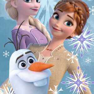 Disney Jégvarázs Olaf and the Sisters kéztörlő, arctörlő, törölköző 30x50cm