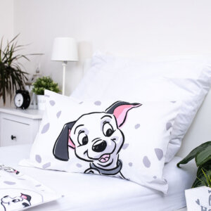 Disney 101 Kiskutya White gyerek, ovis ágyneműhuzat 100×135cm, 40×60 cm