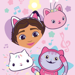 Gabi babaháza Music polár takaró 100x150cm