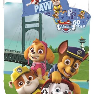 Mancs Őrjárat Go Team Paw gyerek, ovis ágyneműhuzat 100×135cm, 40×60 cm