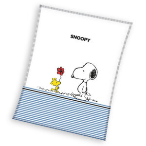 Snoopy Flower polár takaró 130x170cm