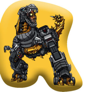 Transformers Yellow formapárna, díszpárna 40x37 cm Velúr