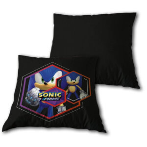 Sonic a sündisznó Prime párna, díszpárna levehető huzattal 35x35 cm Velúr