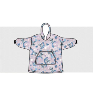 Disney Lilo és Stitch, A csillagkutya Dreamy belebújós plüss polár takaró, poncsó 7-14 év