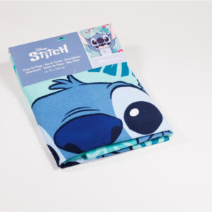 Disney Lilo és Stitch, A csillagkutya Happy fürdőlepedő, strand törölköző 70x140cm (Fast Dry)