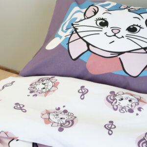Disney Marie Purrfect gyerek, ovis ágyneműhuzat 100×135 cm, 40×60 cm