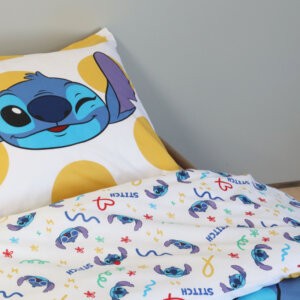 Disney Lilo és Stitch, A csillagkutya Dots gyerek, ovis ágyneműhuzat 100×135 cm, 40×60 cm