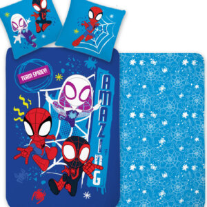 Pókember Team Spidey ágyneműhuzat 140×200cm, 70×90 cm