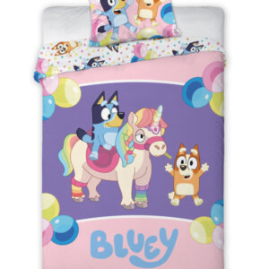 Bluey Magical Party ágyneműhuzat 140×200cm, 70×90 cm