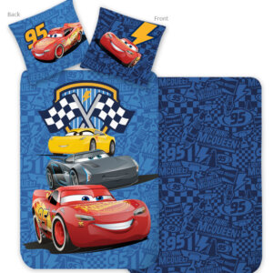Disney Verdák Racing Crew gyerek, ovis ágyneműhuzat 100×135 cm, 40×60 cm