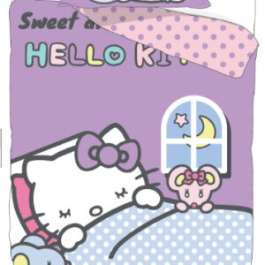 Hello Kitty Another Day gyerek, ovis ágyneműhuzat 100×135 cm, 40×60 cm