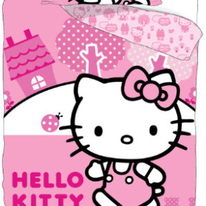 Hello Kitty Pink World ágyneműhuzat 140×200cm, 70×90 cm