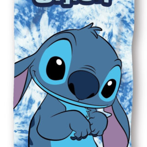 Disney Lilo és Stitch, A csillagkutya Little Blue fürdőlepedő, strand törölköző 70x140cm (Fast Dry)