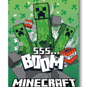Minecraft SSS Boom polár takaró 100x140cm
