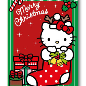 Hello Kitty Holiday Cheer Karácsonyi polár takaró 100x140cm