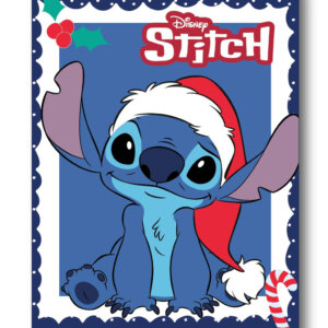 Disney Lilo és Stitch, A csillagkutya Holiday Karácsonyi polár takaró 100x140cm