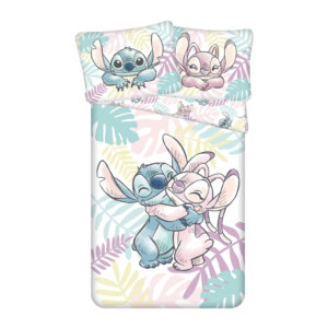 Disney Lilo és Stitch, A csillagkutya Leaves ágyneműhuzat 140×200cm, 70×90 cm