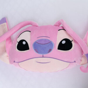 Disney Lilo és Stitch, A csillagkutya Angel Pink 3D formapárna, díszpárna 35 cm