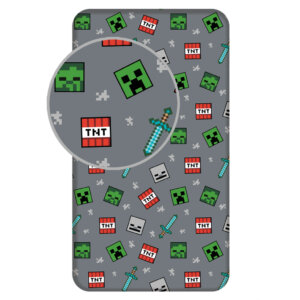 Minecraft We Got This gumis lepedő 90x200 cm