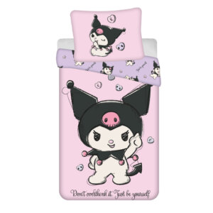Hello Kitty Kuromi Be Yourself ágyneműhuzat 140×200cm, 70×90 cm