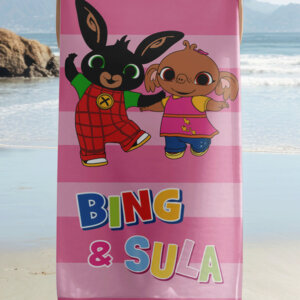 Bing Playing Together fürdőlepedő, strand törölköző 70x140cm
