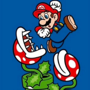 Super Mario Piranha Plants fürdőlepedő, strand törölköző 70x140 cm (Fast Dry)