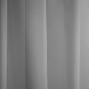 Egyszínű voile fényáteresztő függöny 290 cm magas, szürke színű