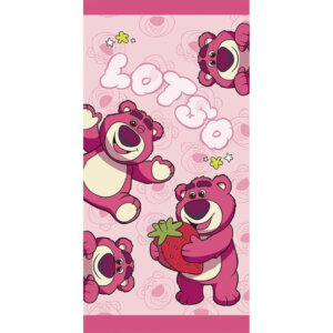 Disney Játékháború Lotso fürdőlepedő, strand törölköző 70x140cm (Fast Dry)