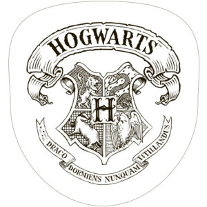 Harry Potter White Crest formapárna, díszpárna 34x36 cm