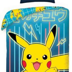Pokémon Neon ágyneműhuzat 140×200cm, 70×90 cm