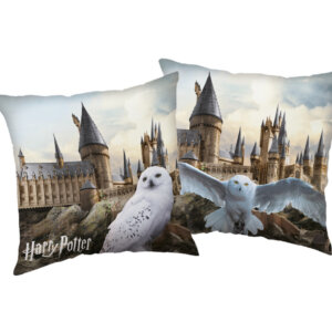 Harry Potter Hedwig at Hogwarts párna, díszpárna 40x40 cm