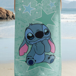 Disney Lilo és Stitch, A csillagkutya Starstitch fürdőlepedő, strand törölköző 70x140cm